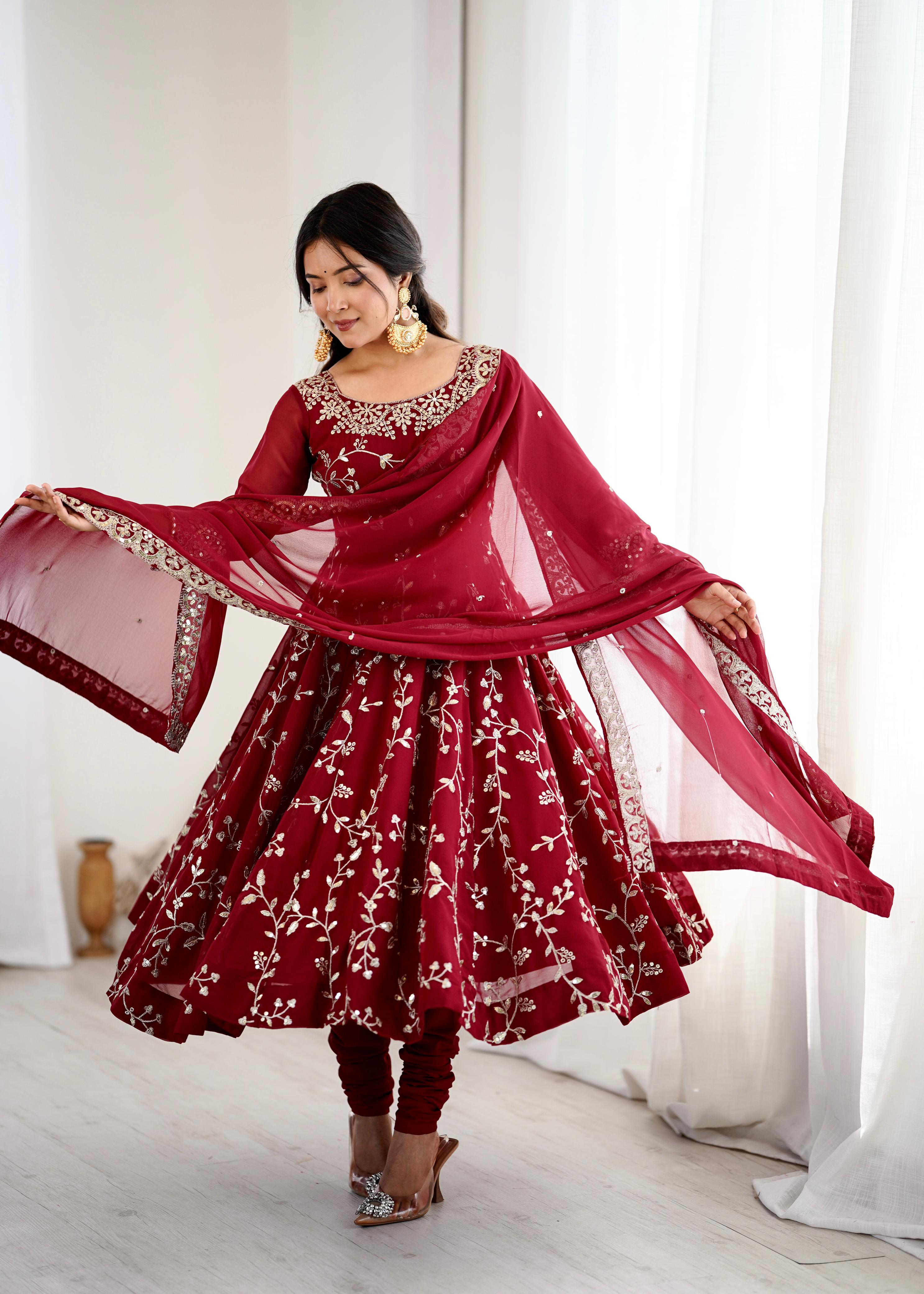 Maverick Fusion Women’s Ethnic Anarkali Gown